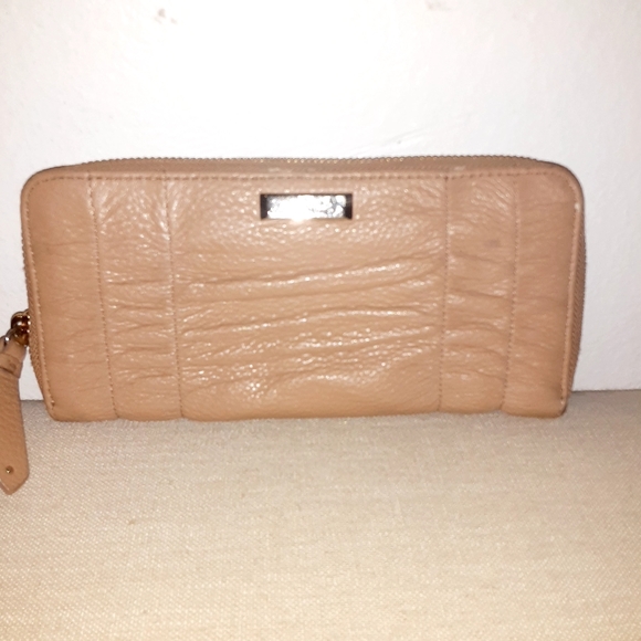 Cole Haan tan leather wallet